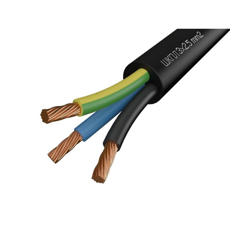 Кабел ШКПЛ H05RR-F 41012 / 3 броя по 2.50мм