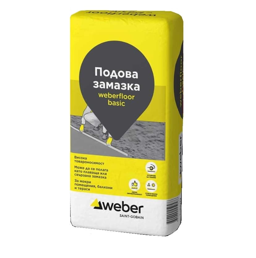 Циментова замазка Weberfloor Basic 25кг