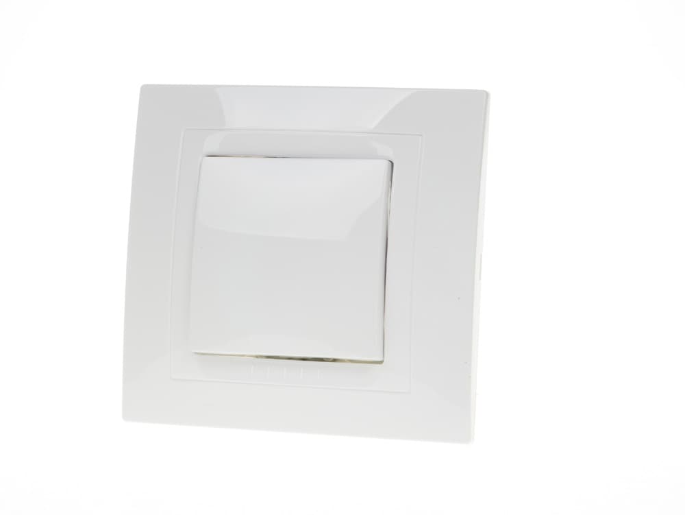 Бутонен ключ за звънец Schneider Unica Basic MGU10.206.18D бял  