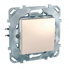 Механизъм за единичен ключ Schneider Unica Basic MGU50.201.25Z слонова кост