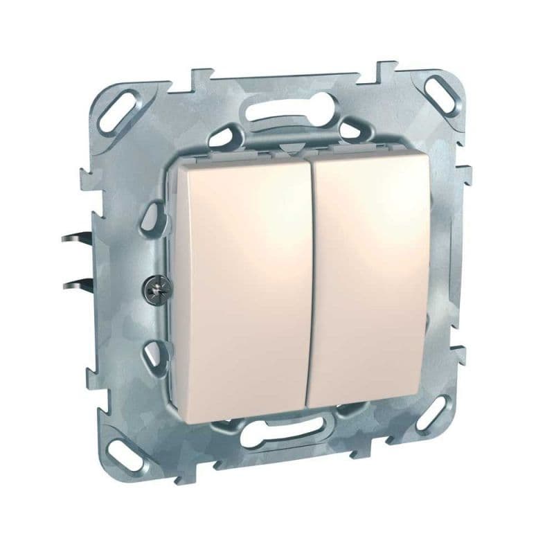 Механизъм за сериен ключ Schneider Unica Basic MGU50.211.25Z слонова кост