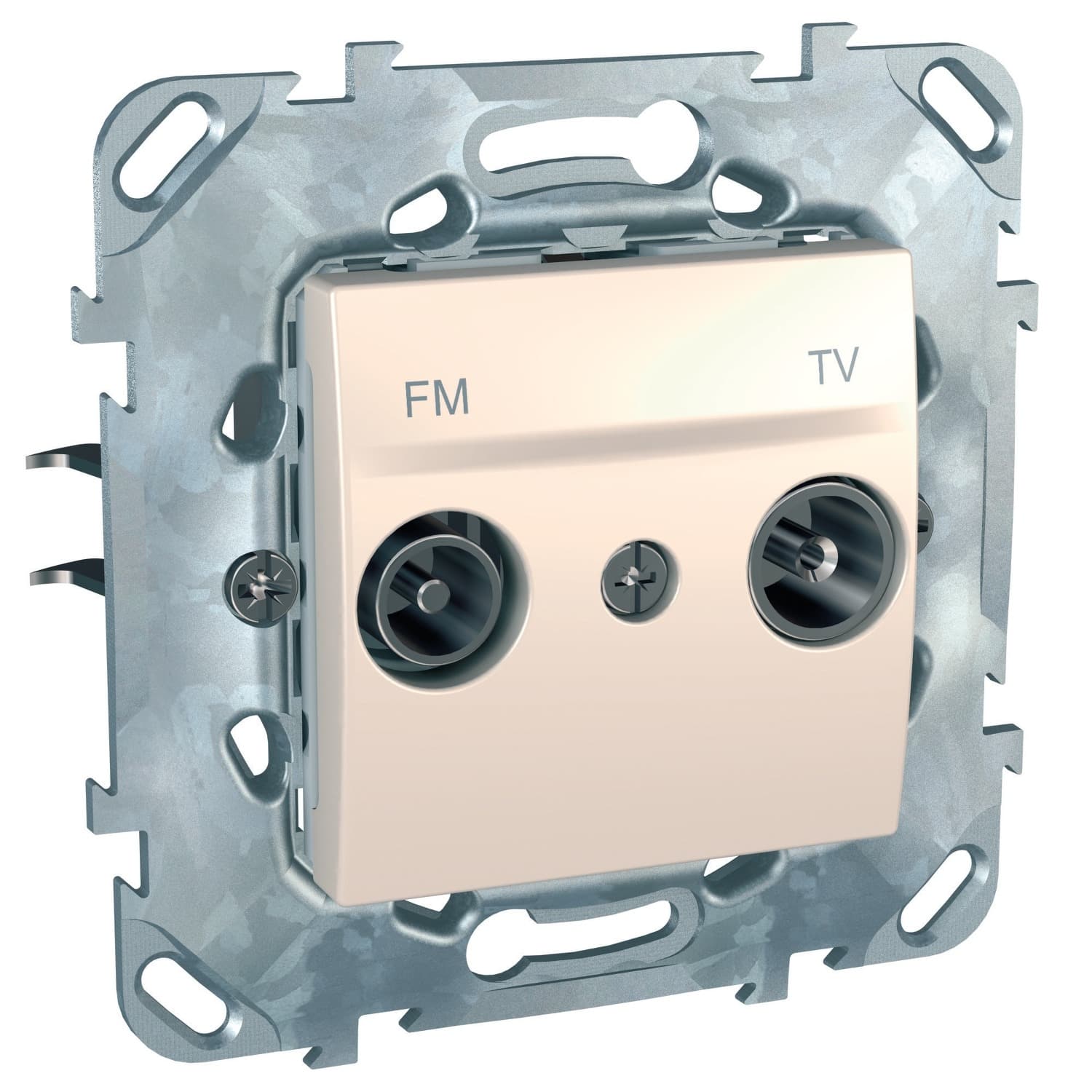 Механизъм за TV/FM розетка Schneider Unica MGU50.451.25Z слонова кост