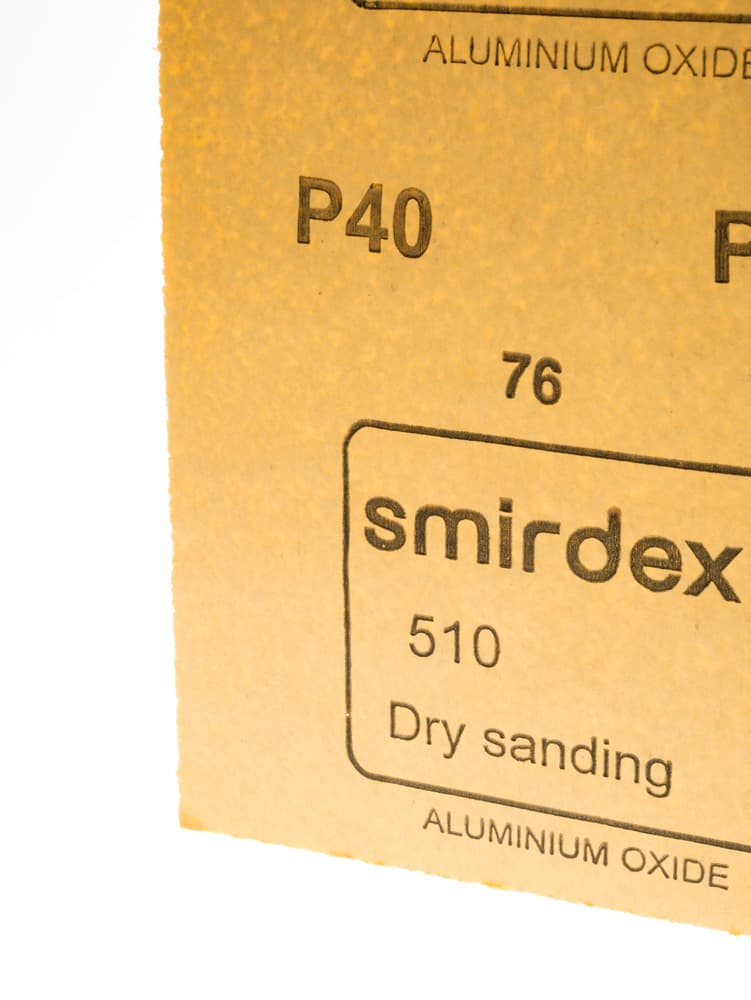 Суха шкурка лист за дърво Smirdex Р40 / 275х225мм