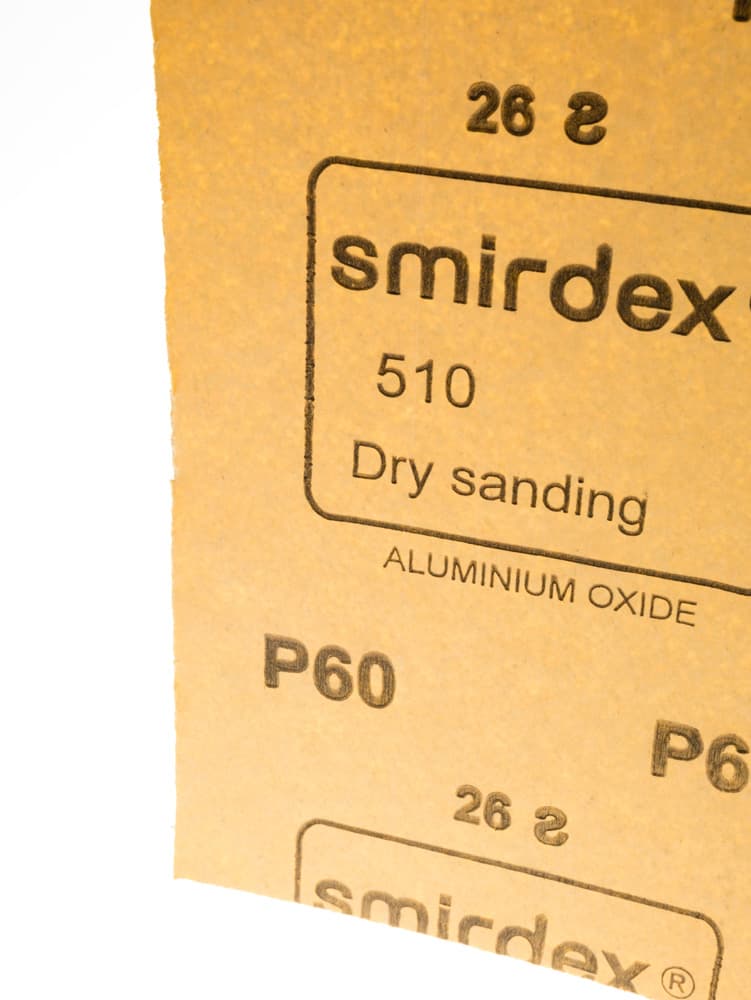 Суха шкурка лист за дърво Smirdex Р60 / 275х225мм