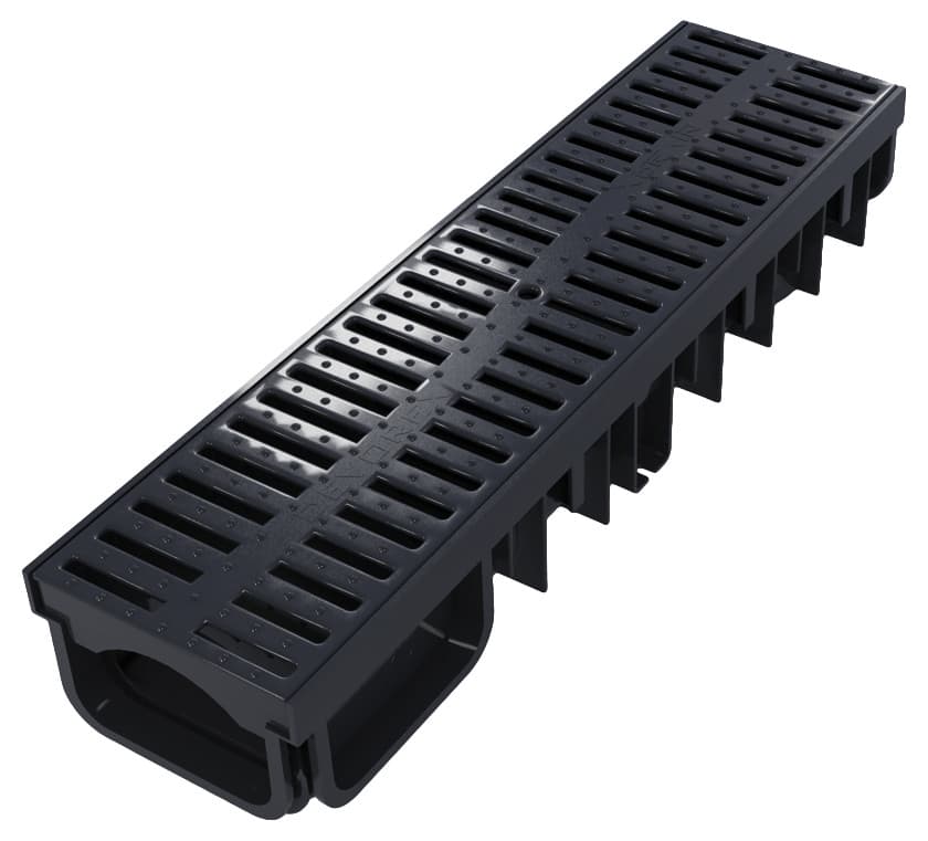 Канал с пластмасова решетка Xdrain 130/50 0.5м