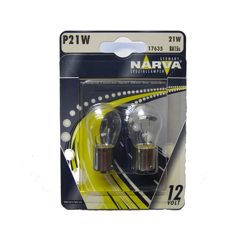 Крушки Narva P21W 12V 21W ba15s. блистер 