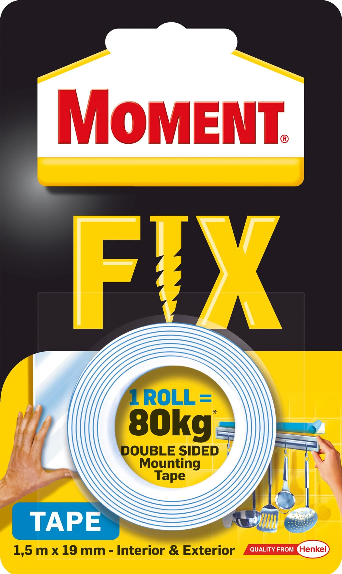 Двойнолепяща лента Moment Fix Tape 80кг