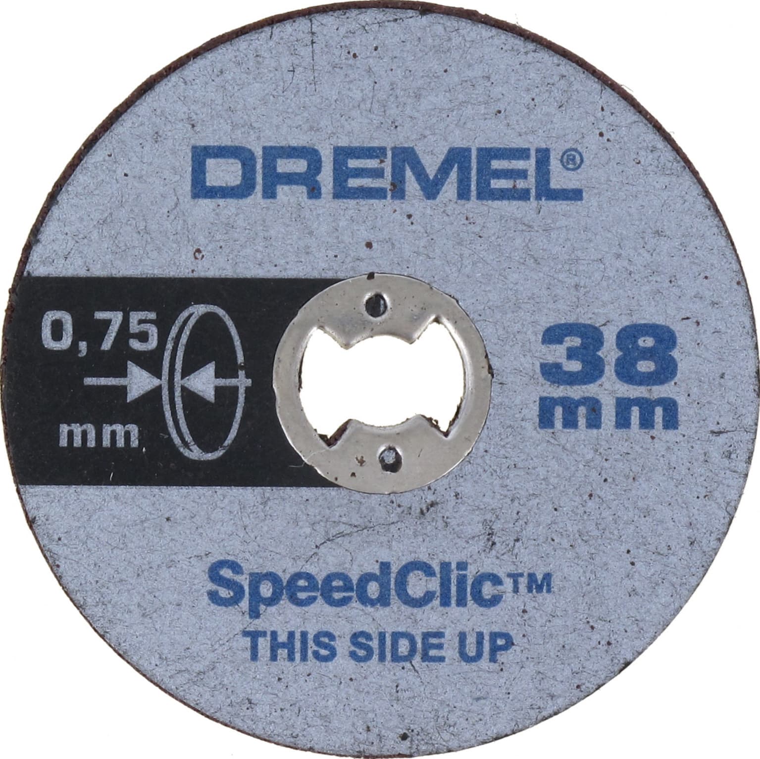 Тънък диск за рязане Bosch Dremel EZ SpeedClic 38мм / 0.75мм / 5 броя