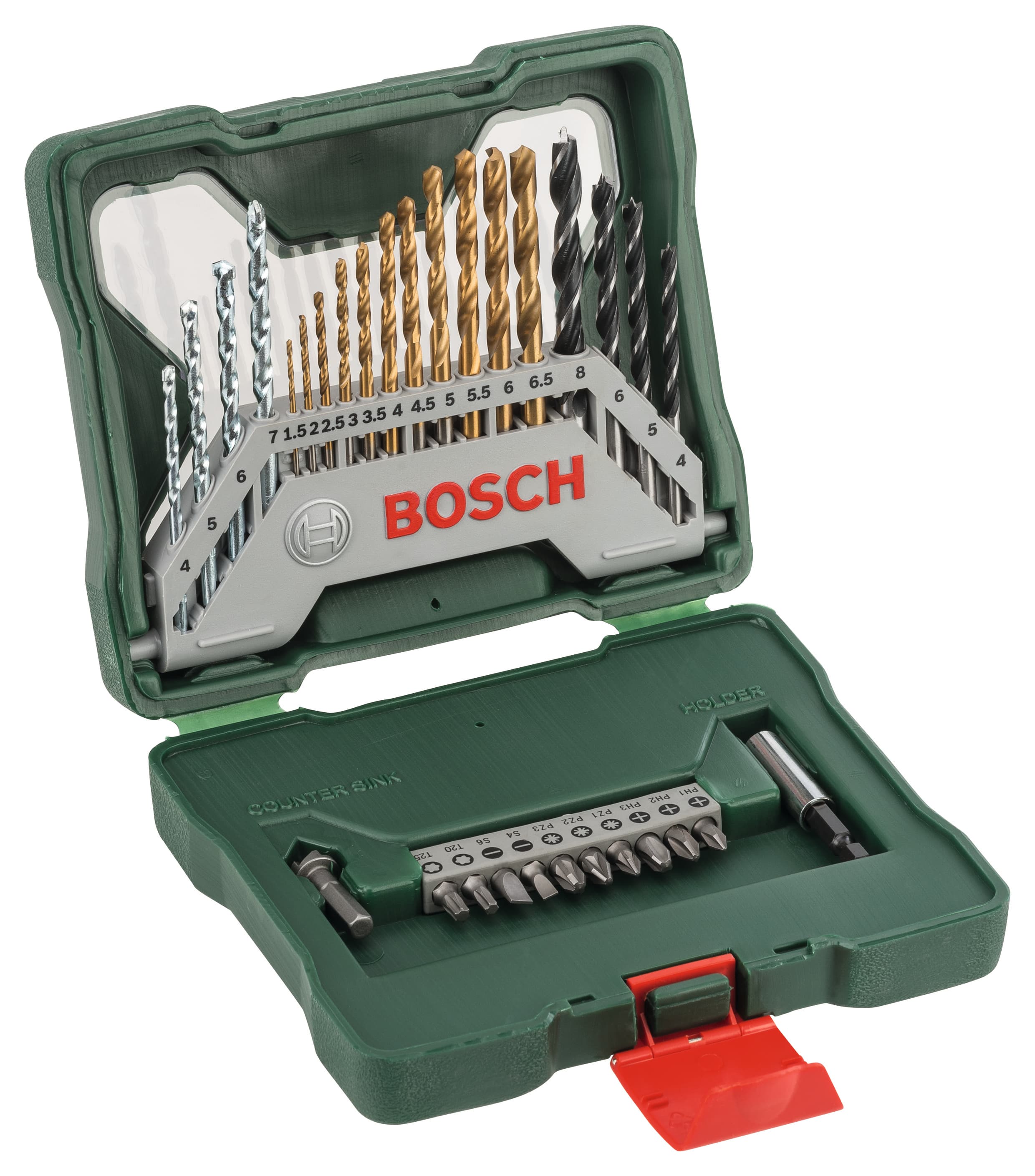 Комплект Bosch X-Line TI ø1.5-8мм 31 броя