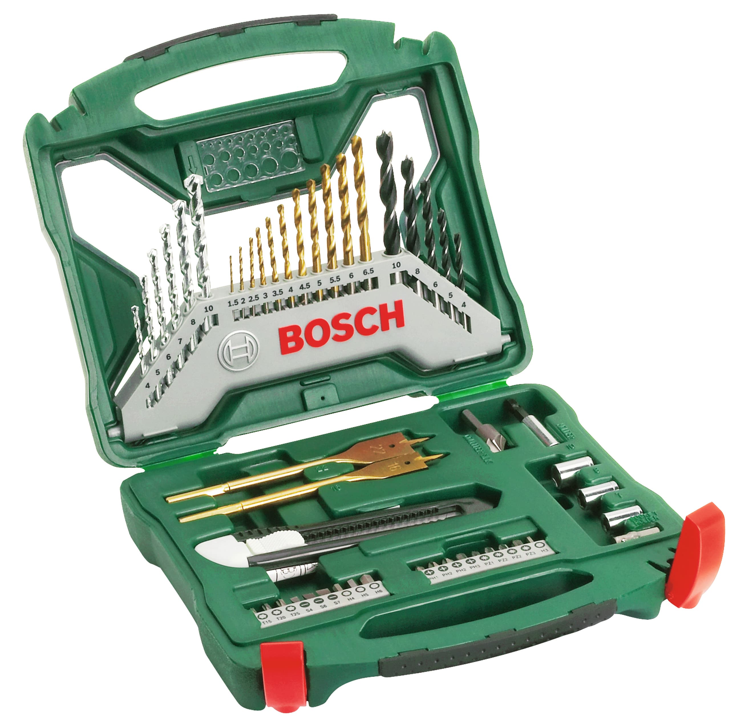 Комплект Bosch X-Line TI  ø1.5-10мм 50 броя