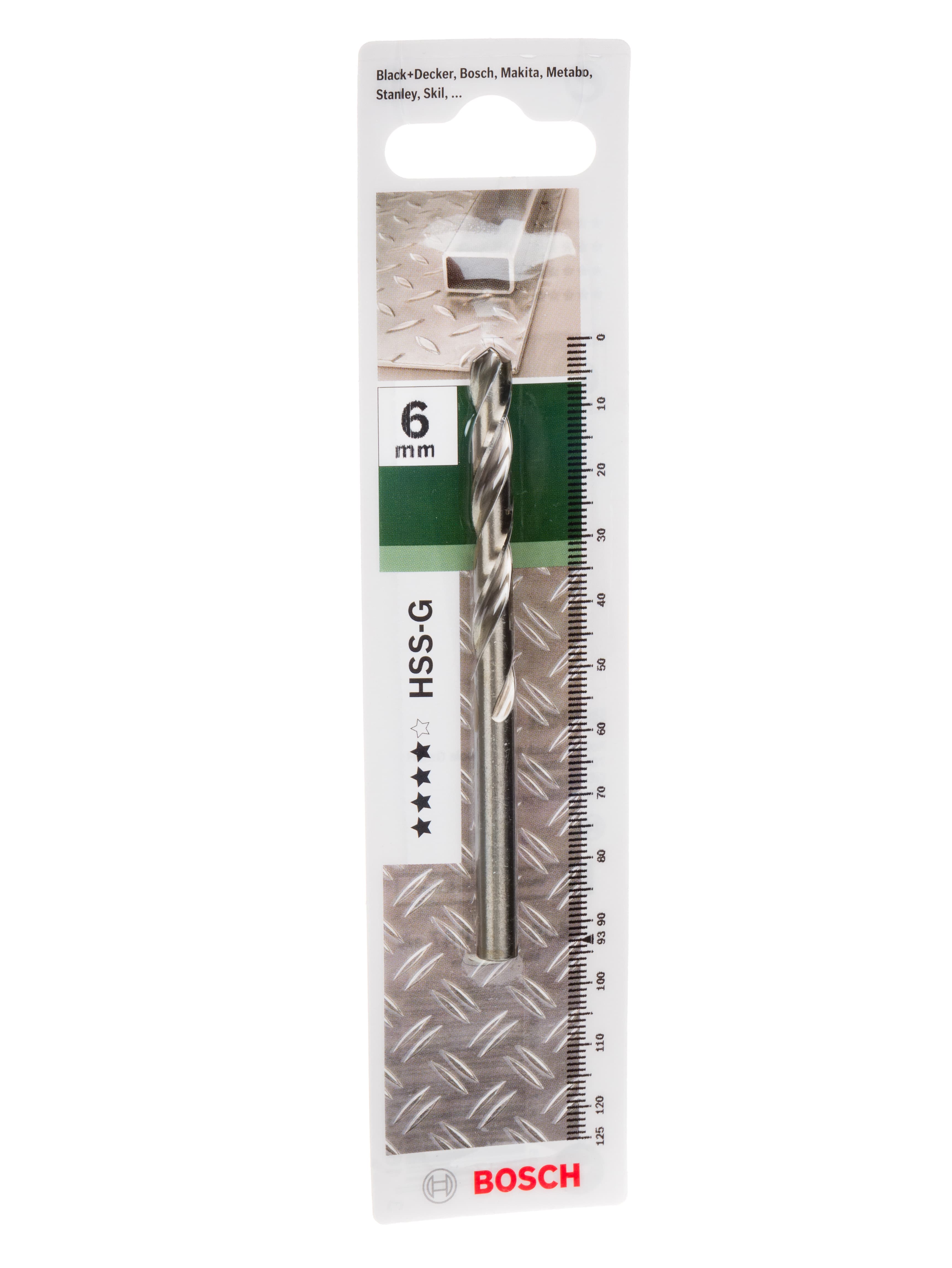 Свредло Bosch HSS-G ø6мм / 57х93мм