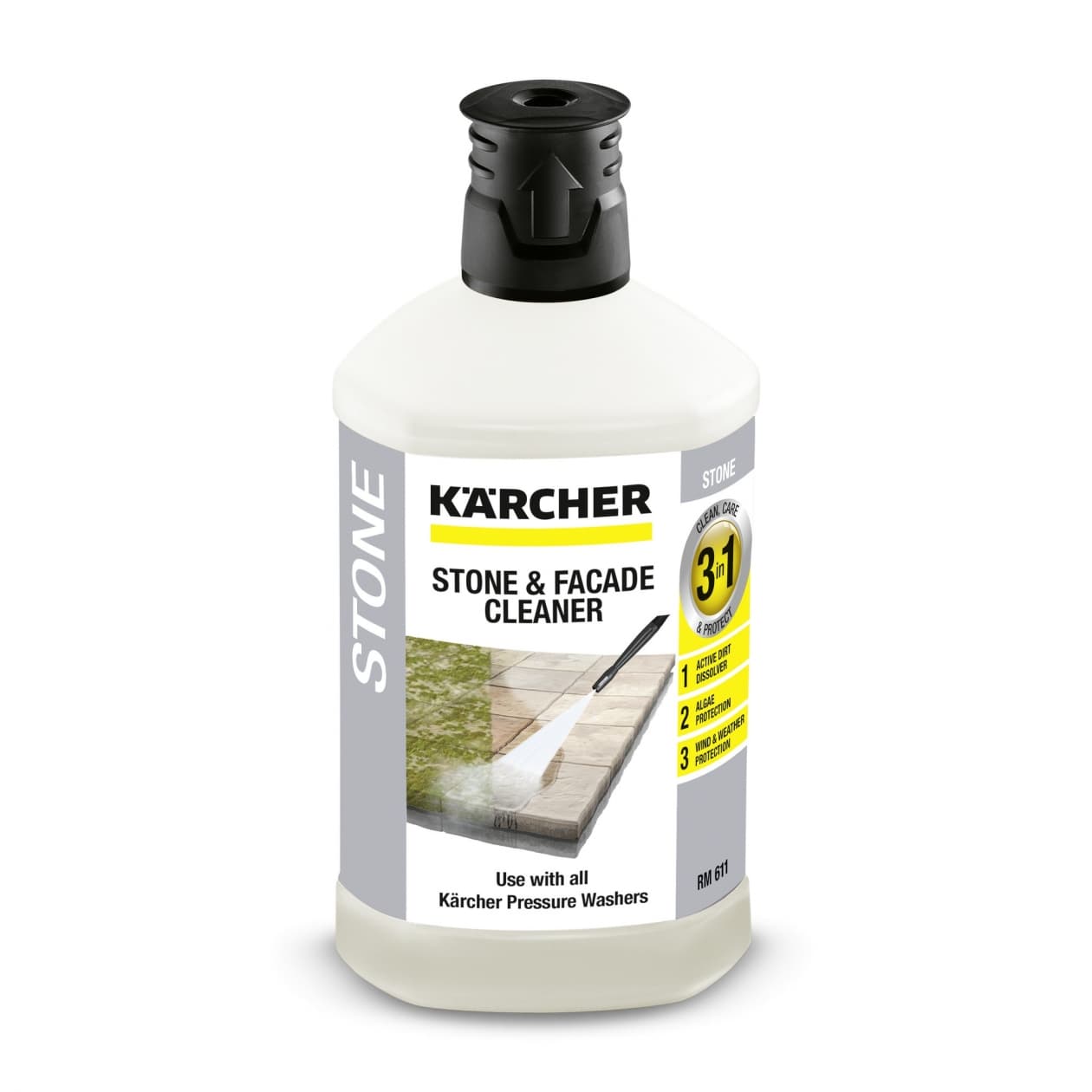 Почистващ препарат за камък и фасади Karcher  3 в 1 / 1л