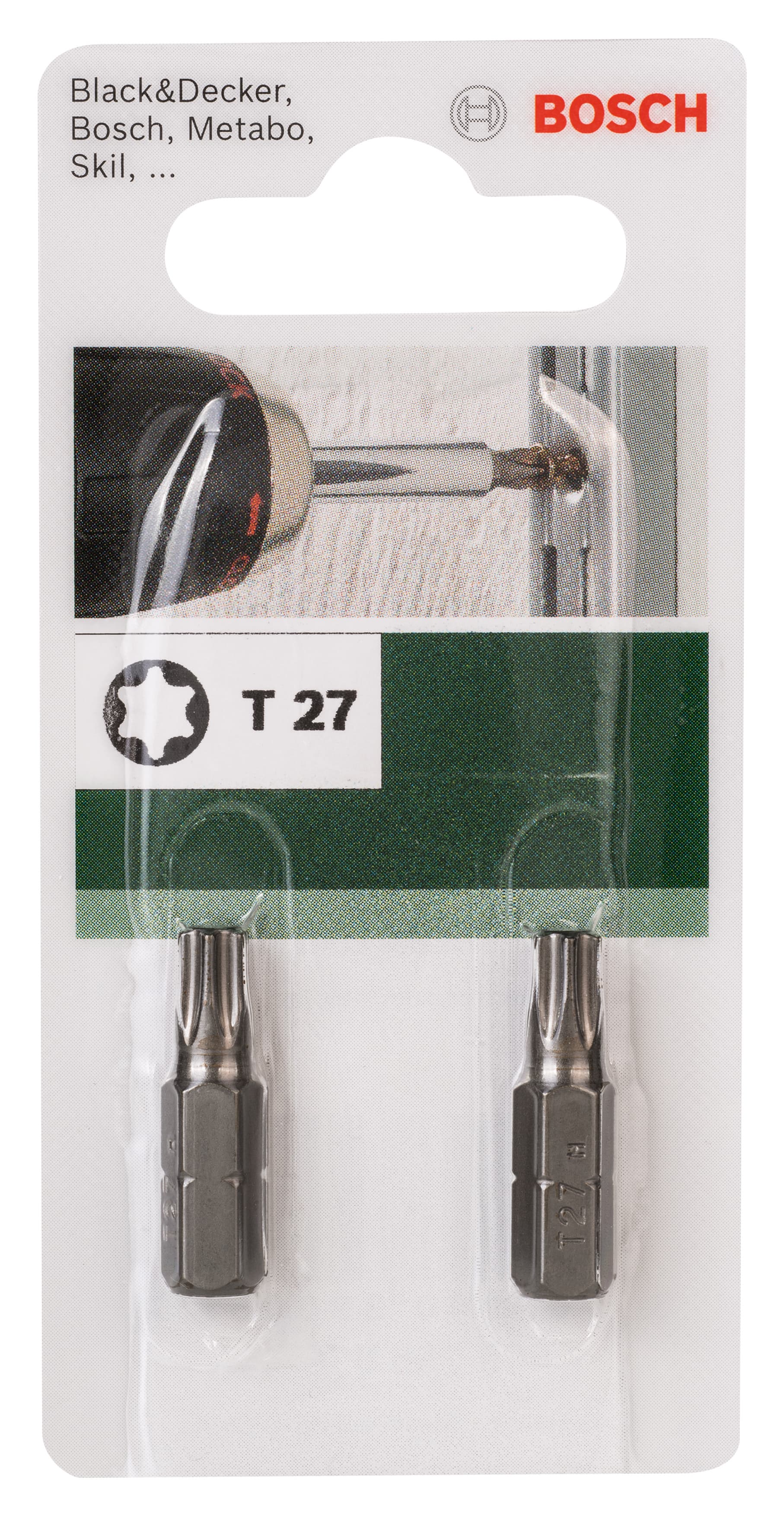 Комплект битове Bosch 2 T27 25мм 2 броя