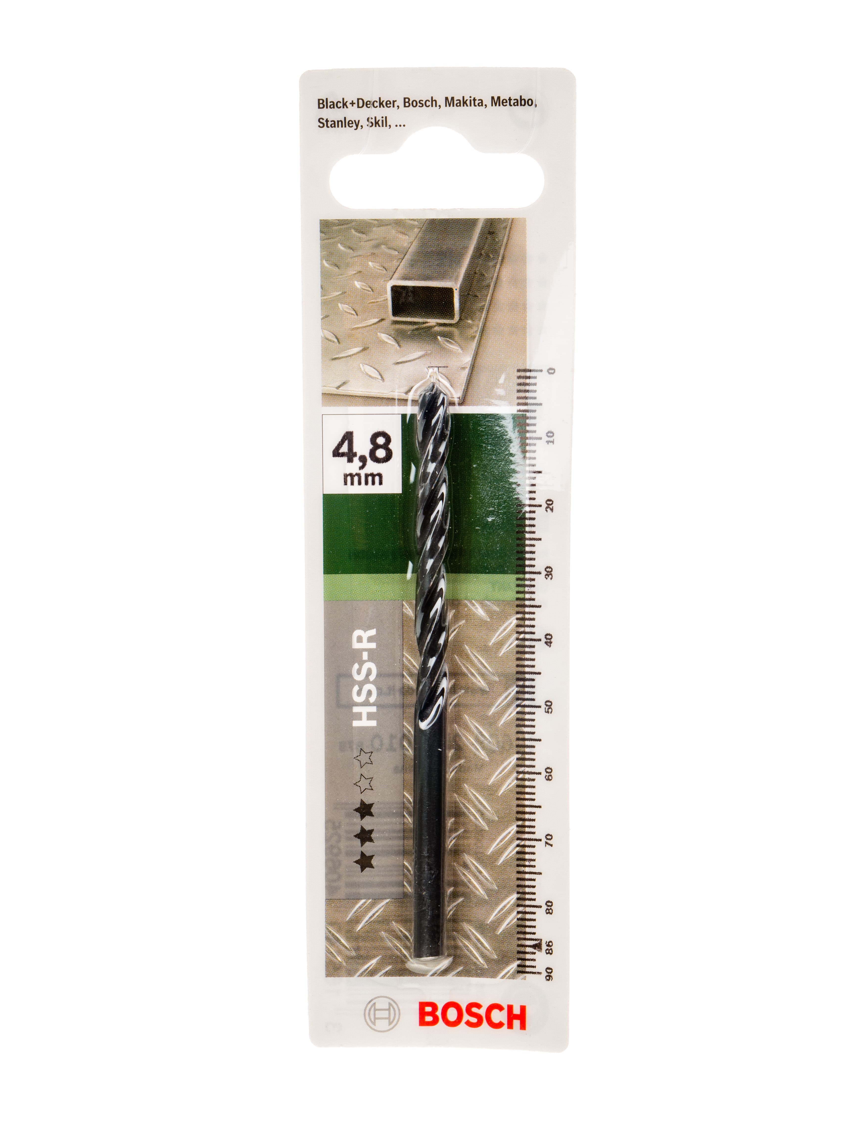 Свредло Bosch HSS-R ø4.8мм / 52х86мм 