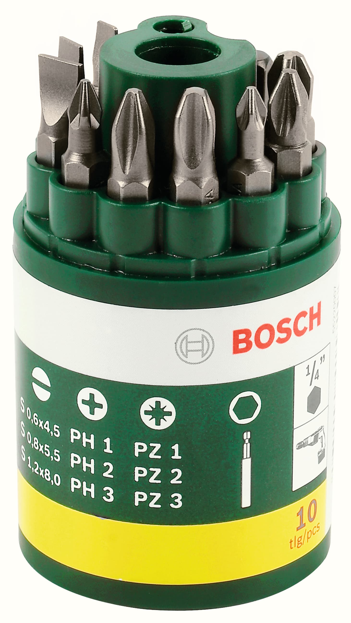 Комплект битове Bosch 10 части