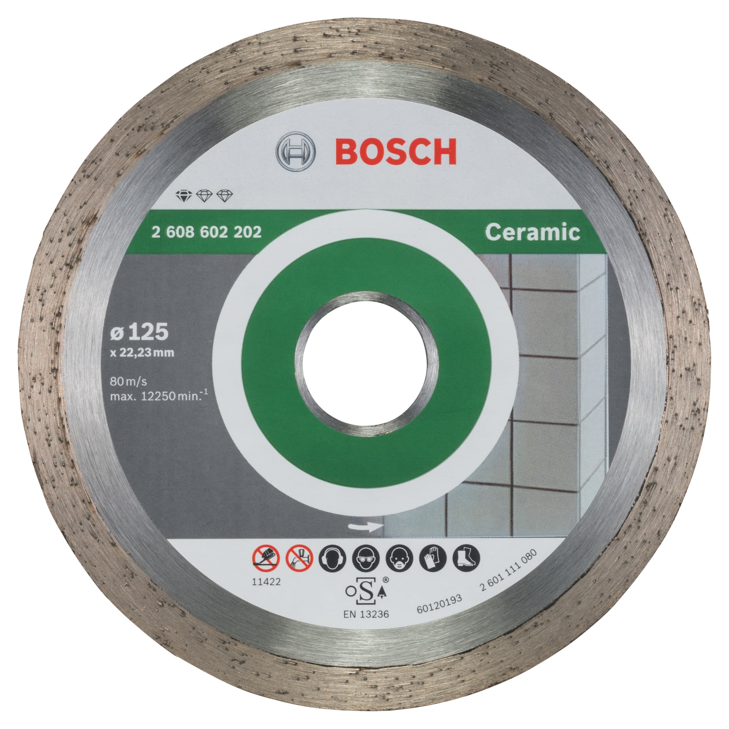 Диамантен диск Bosch D125 Fpe Eco 125х22.23мм