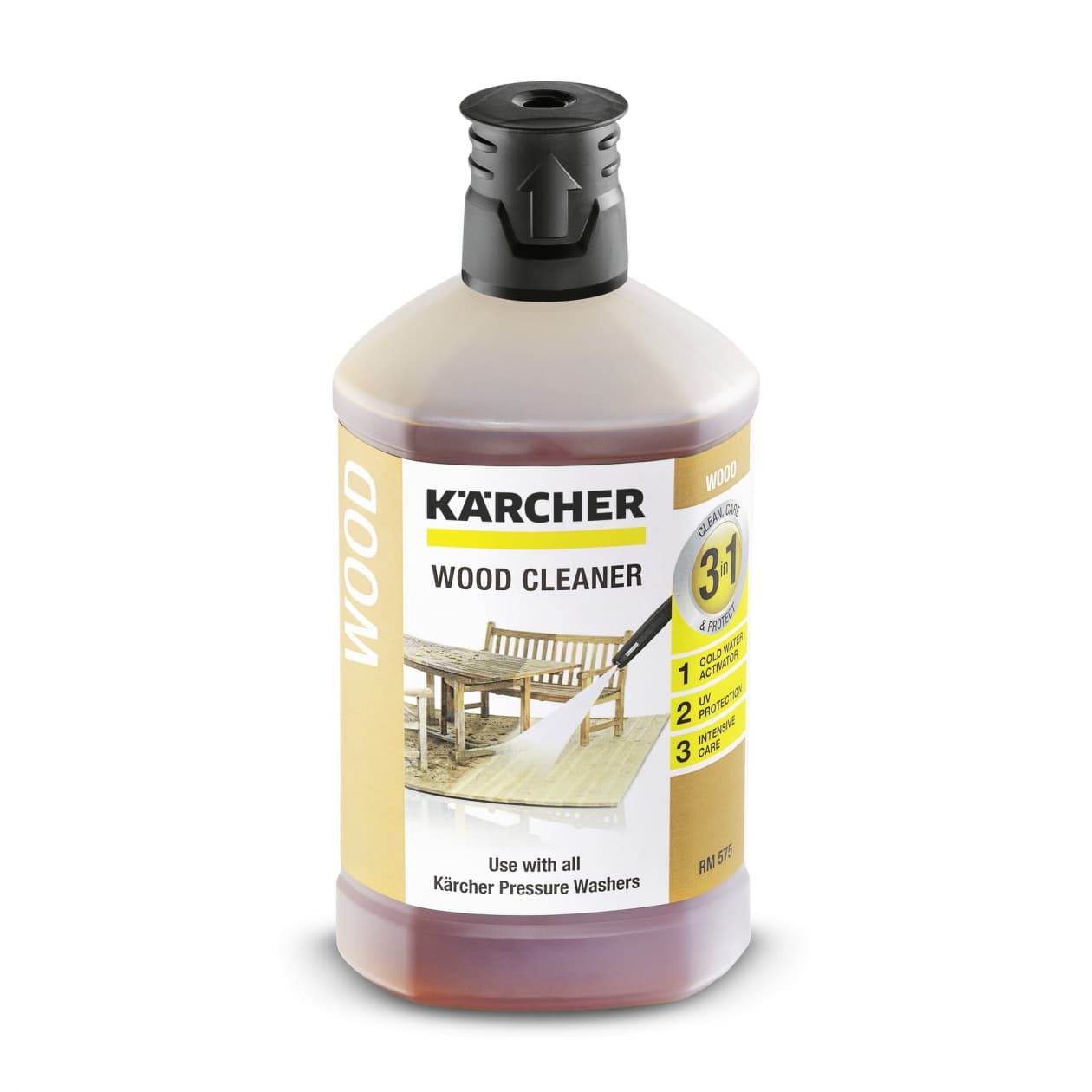 Почистващ препарат за дърво Karcher 3 в 1 / 1л