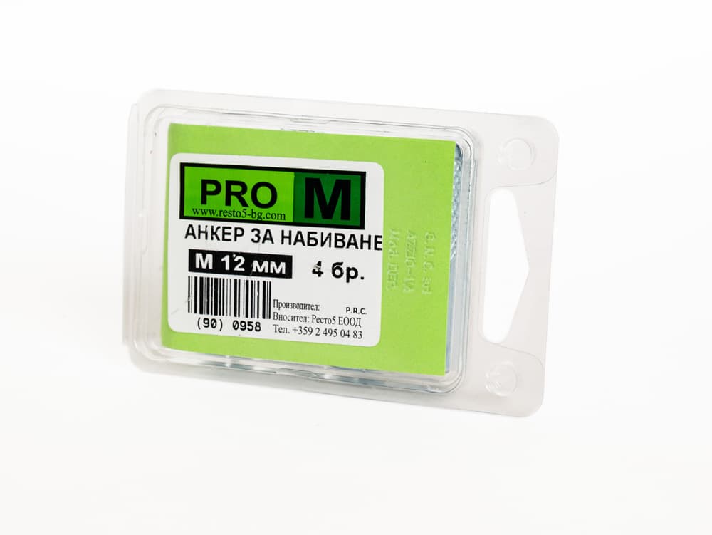 Анкер Pro M 12 мм / 4 броя