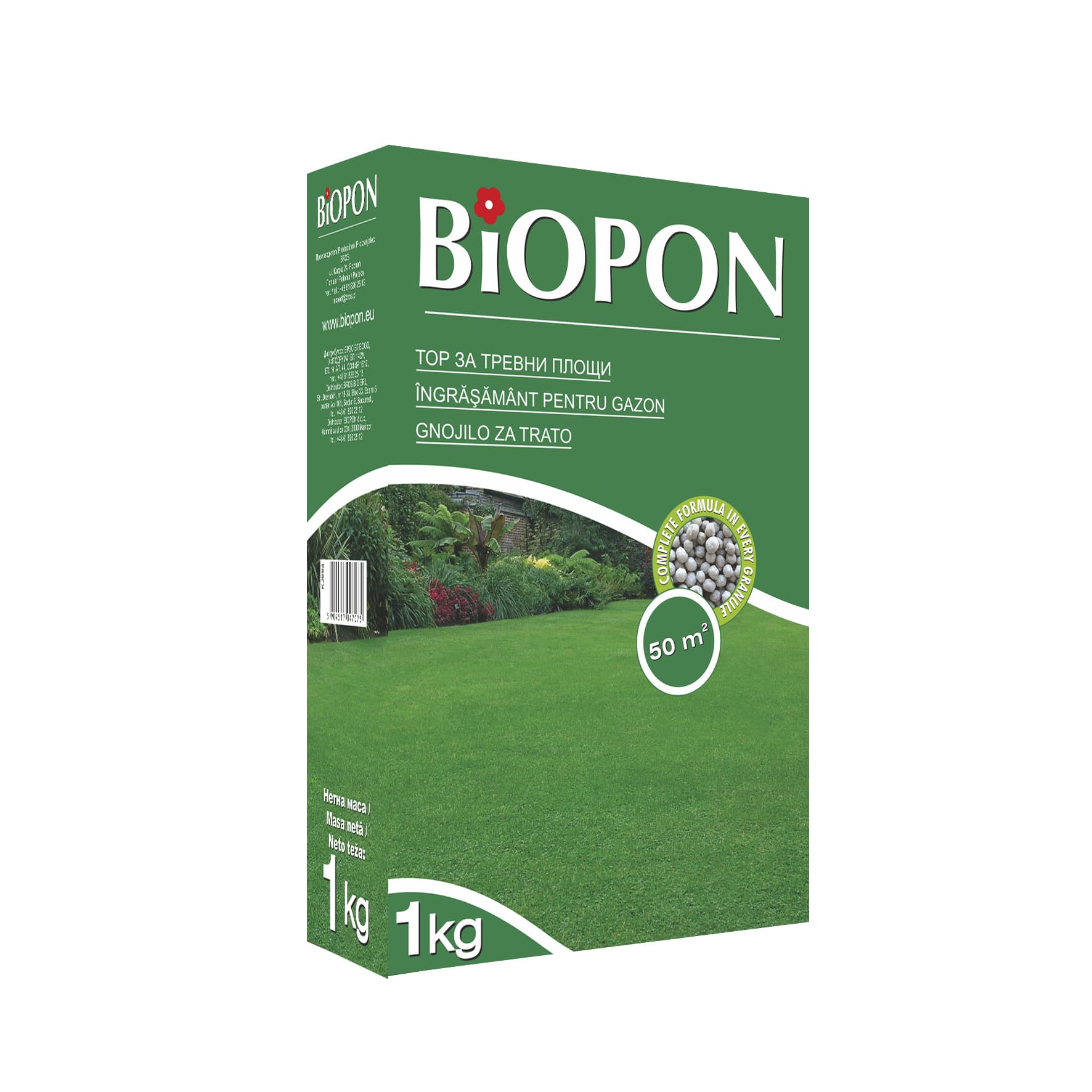 Гранулирана тревна тор Biopon 1кг
