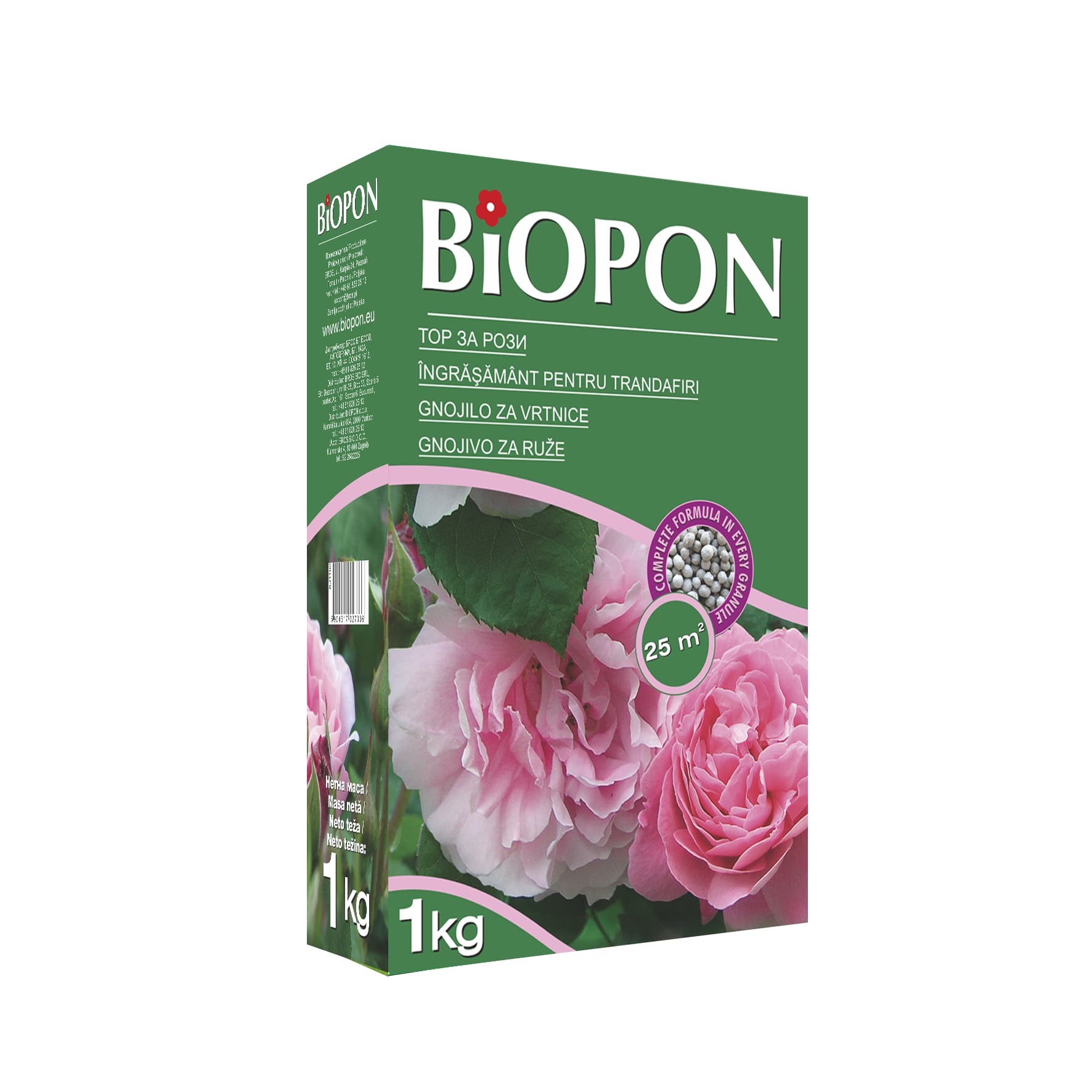 Гранули тор за рози Biopon 1кг
