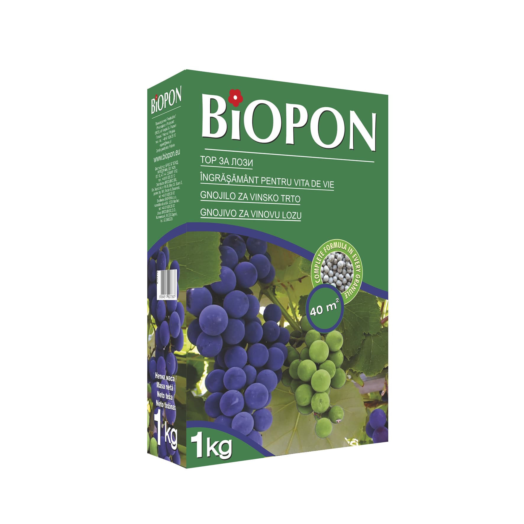 Гранулирана тор за лози Biopon 1кг