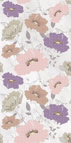 Плочки за стенна декорация Fiore IJ макове 250x500мм 