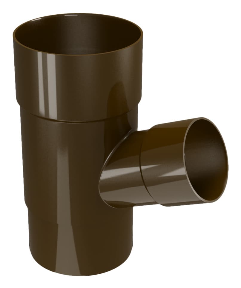 Утка Rainpipe ø80мм / ø50мм 67.5° кафява