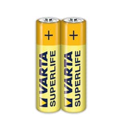 Цинкова батерия Varta Superlife ААA 2 броя