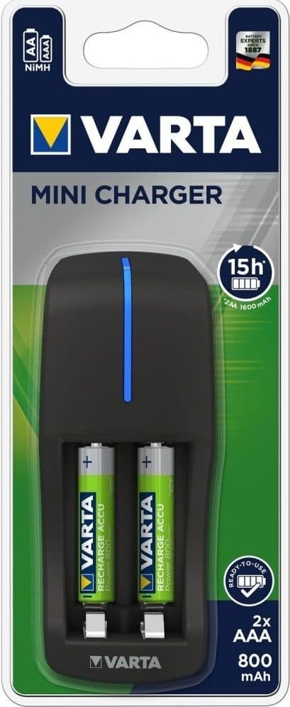 Зарядно Easy Energy Mini 2x800 mAh с 2 броя презареждащи батерии