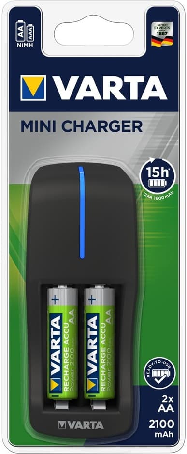 Зарядно Easy Energy Mini 2x2100 mAh с 2 броя презареждащи батерии