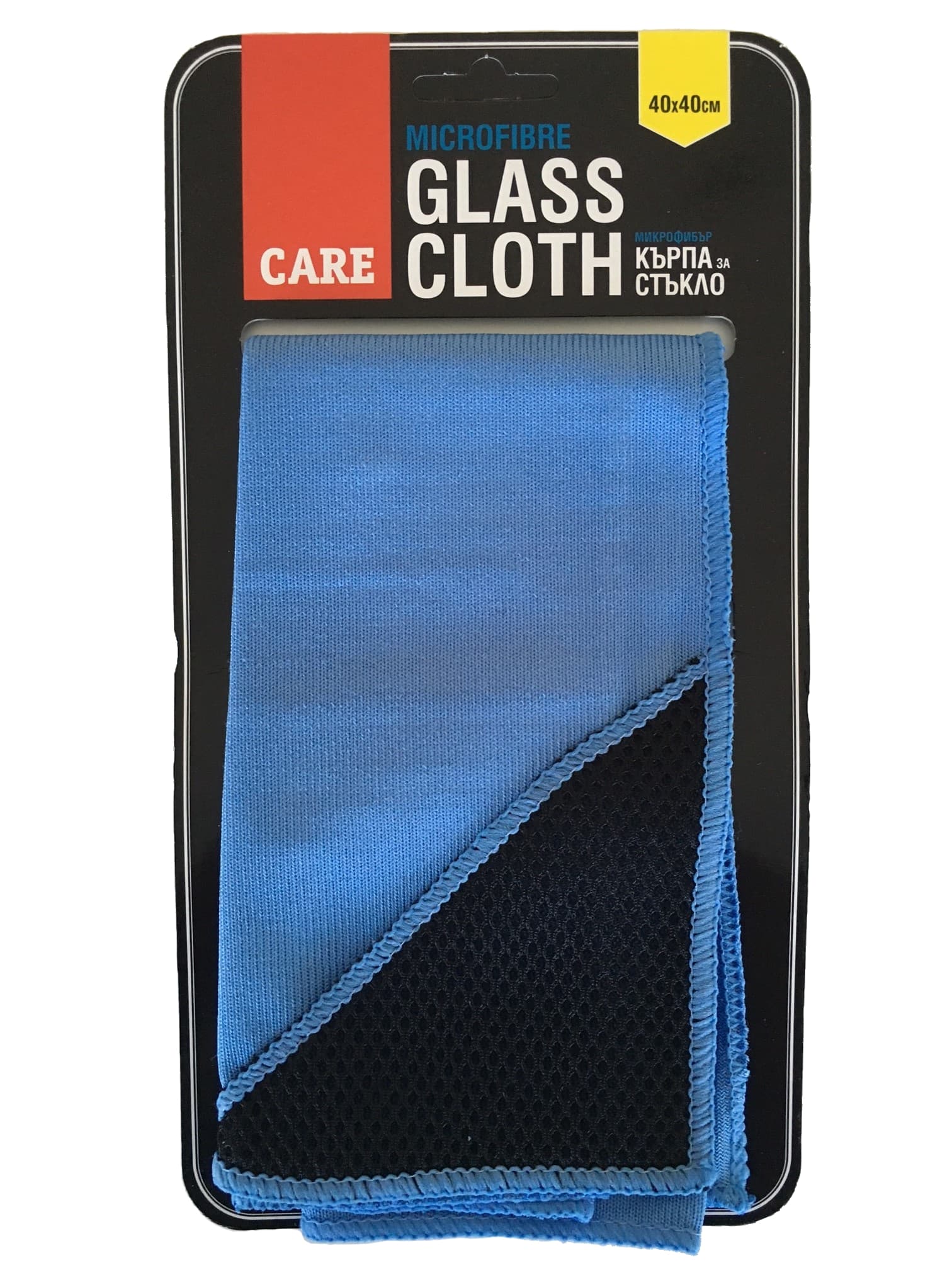 Микрофибърна кърпа за стъкло Care 40x40см