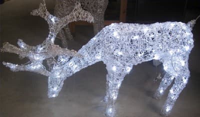 Светеща фигура Елен H55 / 80 бели LED лампички