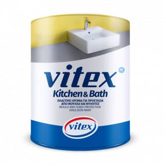 Емулсионна боя за баня и кухня Vitex 9л бяла