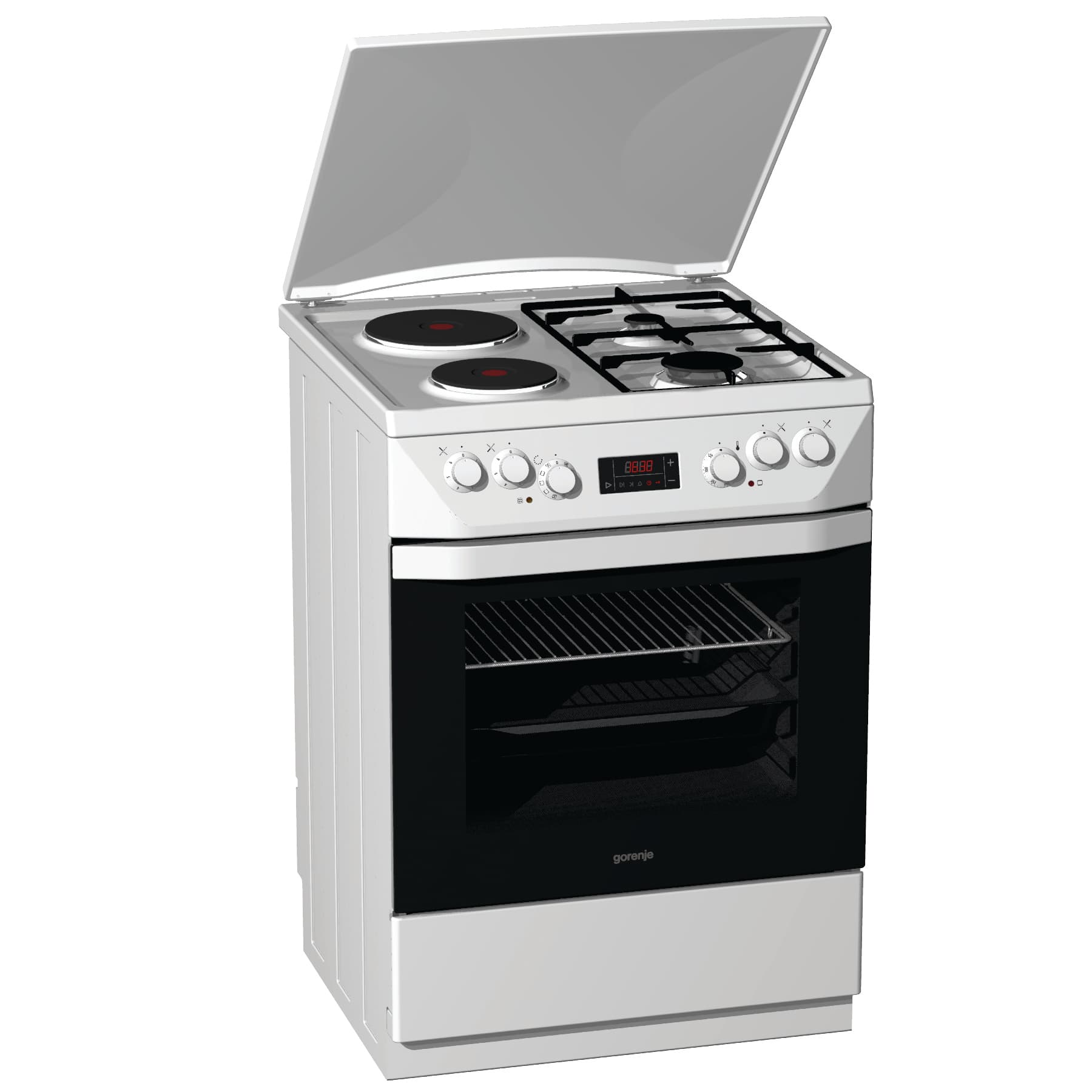Комбиниранa готварскa печкa Gorenje K67306BW / 6800W 67л клас A