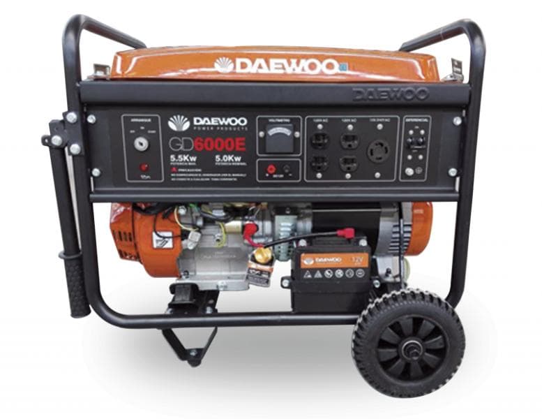 Бензинов генератор Daewoo GD6000E / 5000W 