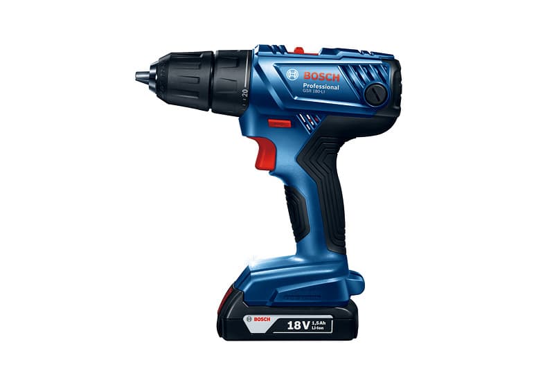 Акумулаторен винтоверт Bosch GSR 180-LI Professional 18V с батерии и зарядно