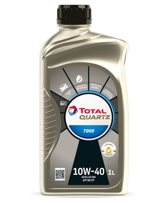 Полусинтетично масло 10W40 Total Quartz 7000 1L 