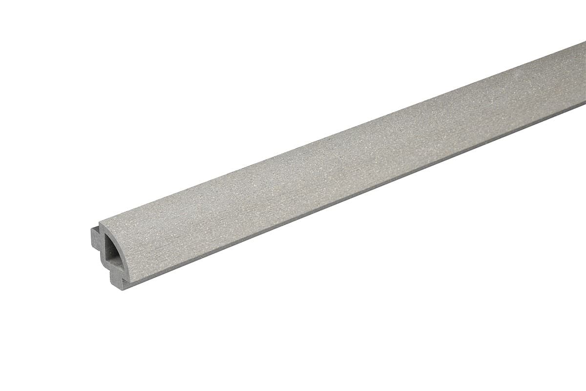 Профил за WPC декинг стъпало Bergdeck Brushed D 32мм х 32мм х 2.4м антрацит 