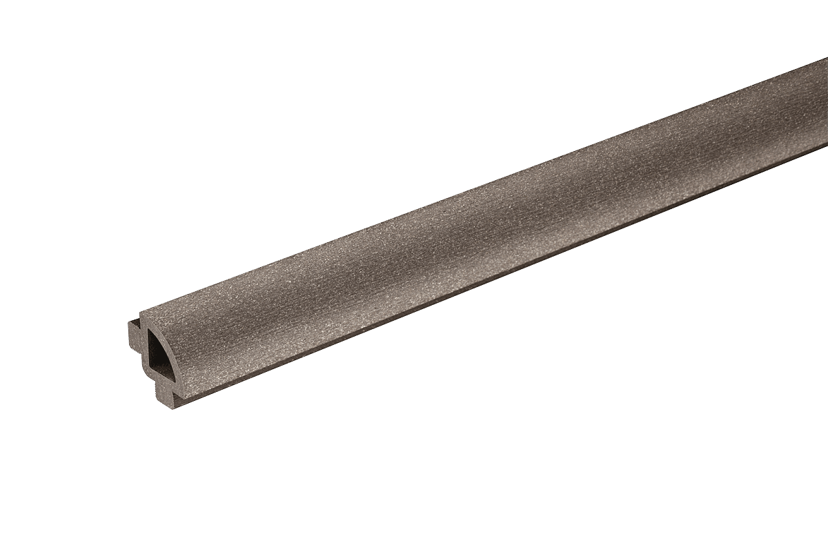Профил за декинг орех  D 32MM/32MM, 2.4M BERGDECK