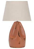 Настолна лампа Lightex Classic 2213 / 10W E27 кафяв/бежов