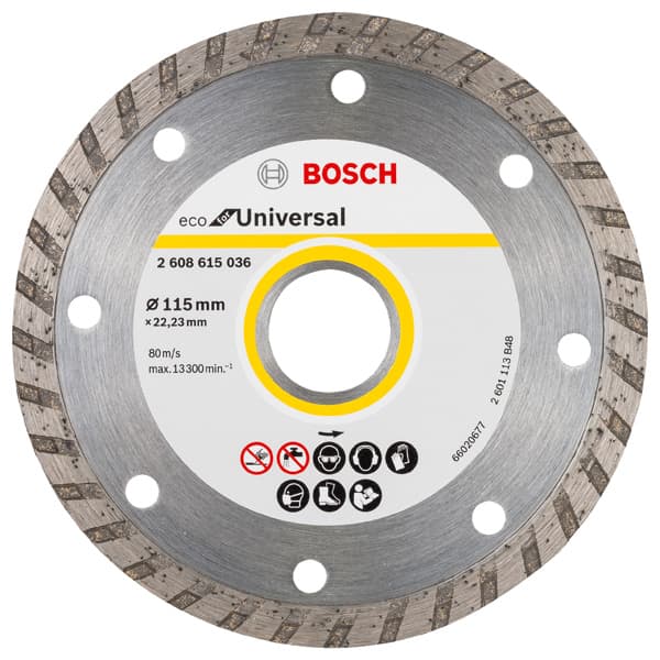 Диамантен диск за рязане Bosch Turbo Eco Universal 115мм