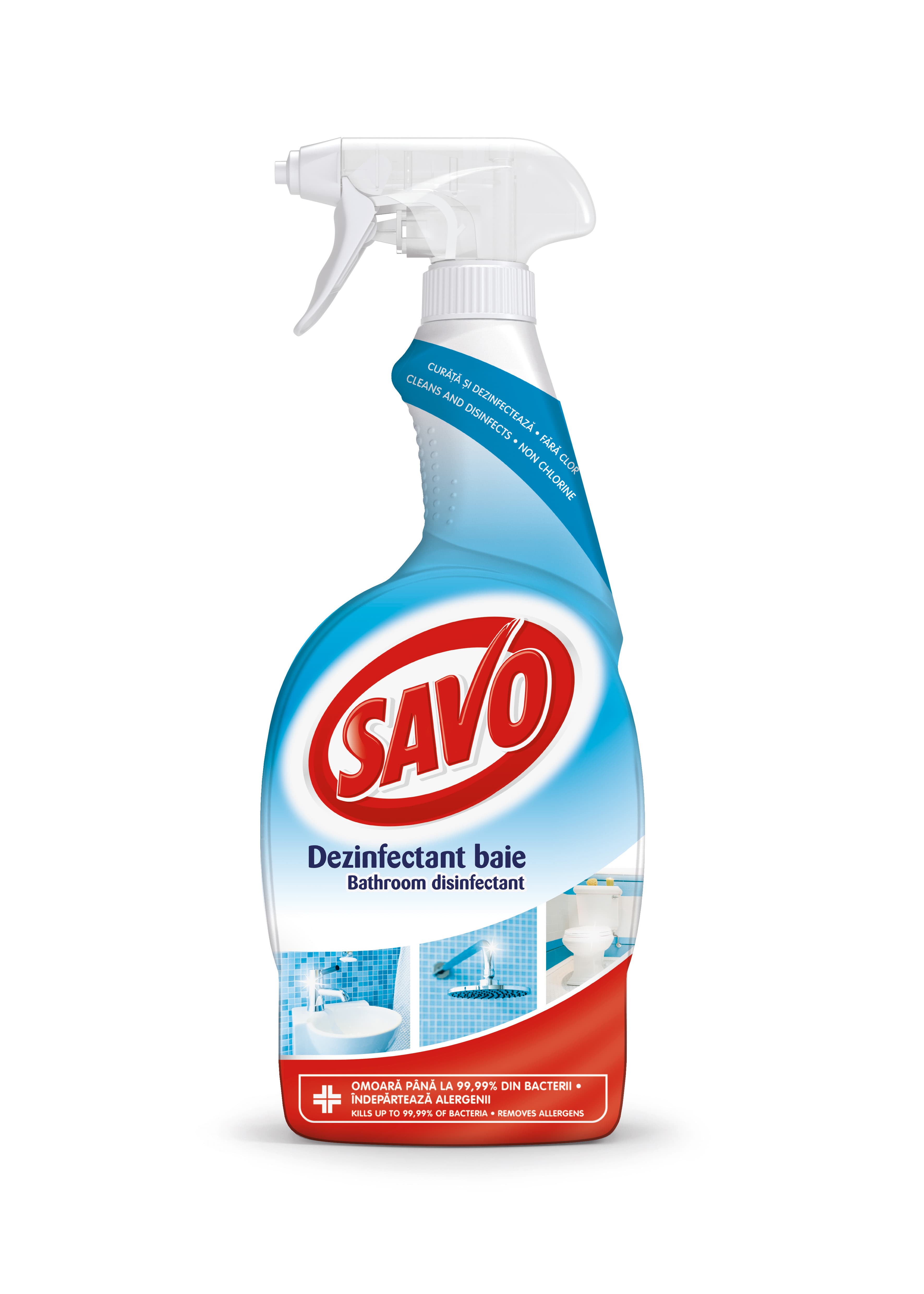 Почистващ спрей за баня Savo 