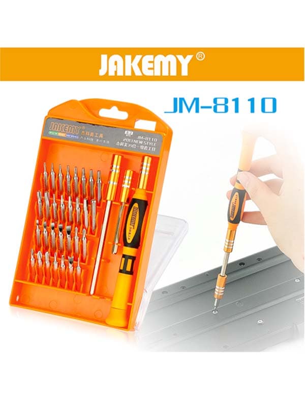Комплект отвертка с 30 накрайника JM-8110