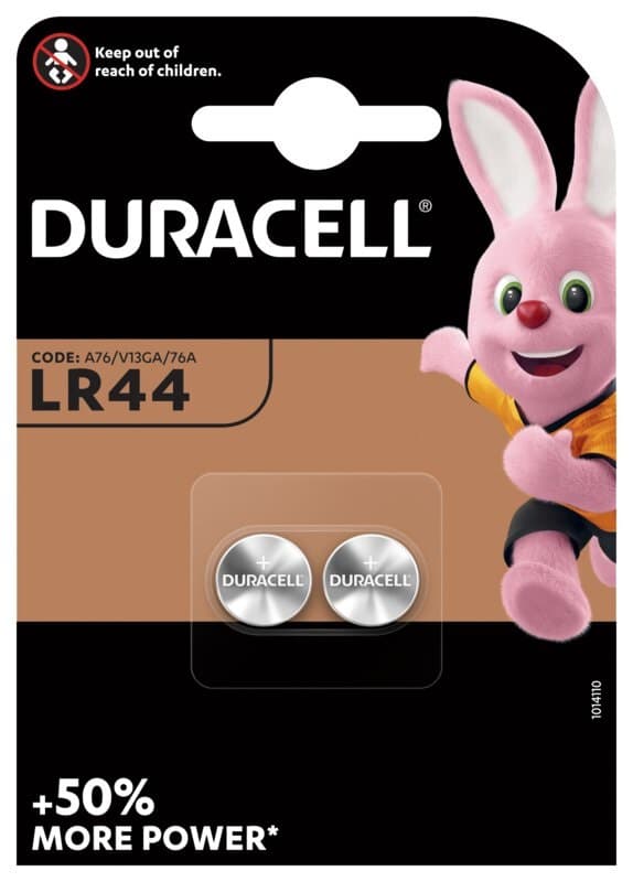 Специална батерия Duracell LR44 / 2 броя