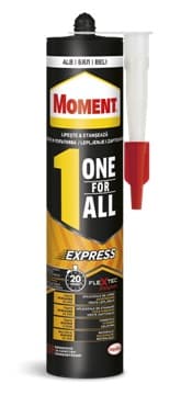 Бързосвързващо монтажно лепило Moment OneForAll Express бяло 390г