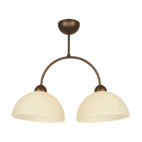 Полилей Вероника 2x60W Е27 патина/екрю