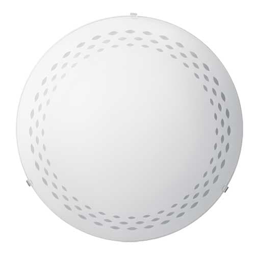 Плафон Елипси 2х60W Е27 бял мат