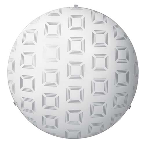 Плафон Квадрати 2х60W Е27 бял мат