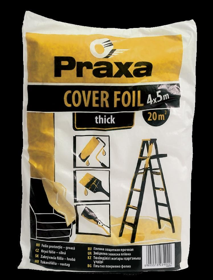 Покривен найлон PRAXA екстра 4 x 5m