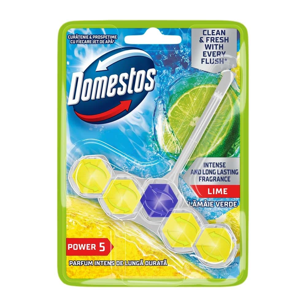 Ароматизатор за тоалетна Domestos Power 5 лайм 